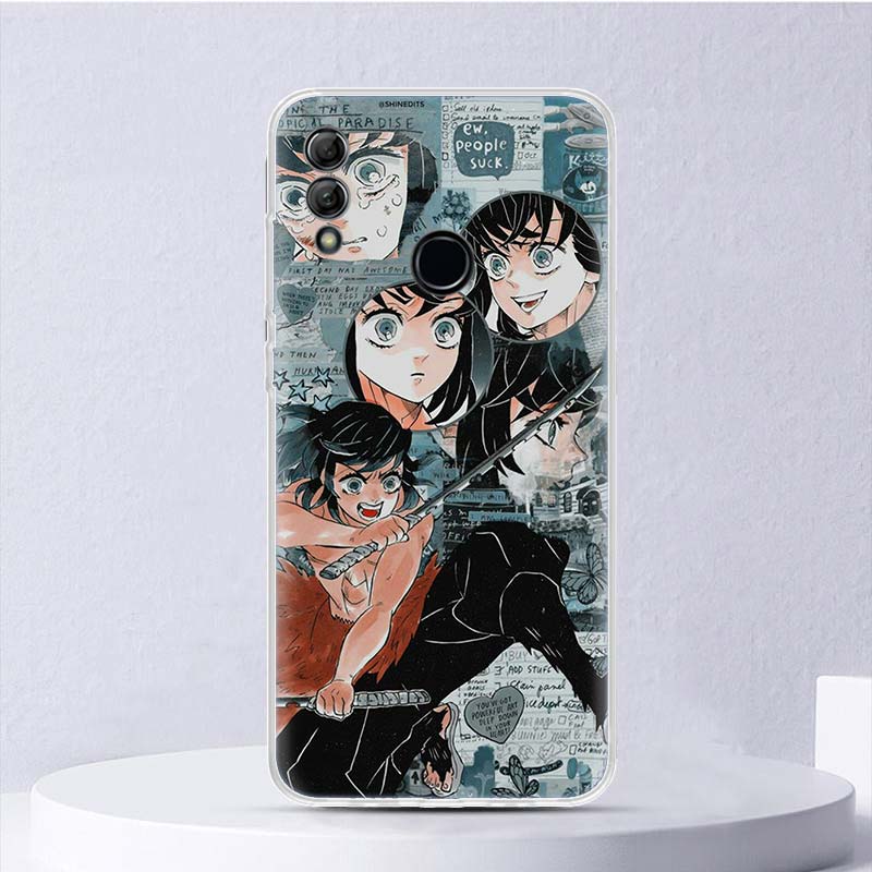 Demon Slayer Anime Kimetsu No Yaiba Soft Case For Huawei P Smart Z Y5 Y6 Y7 Y9S 2019 Phone Cover Honor 10 Lite 9 9X 8X 8A Pro 8S