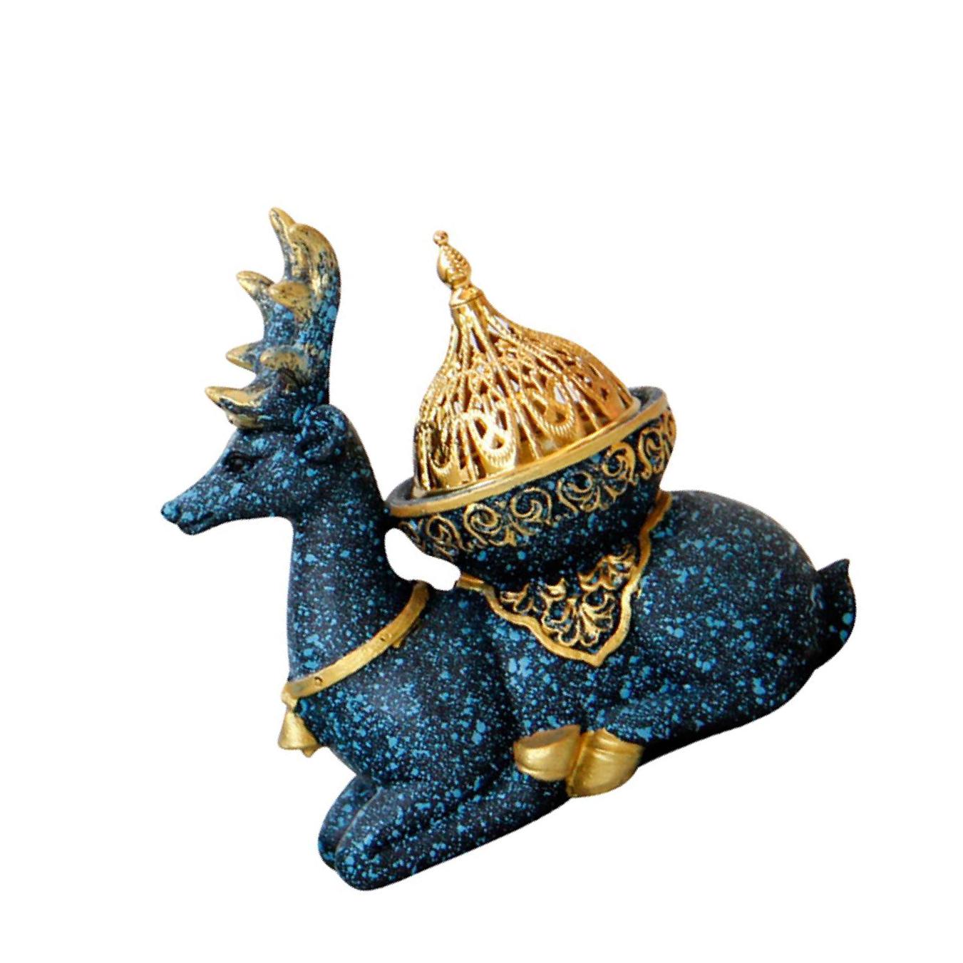 

Elephant Statue Incense Burner Censer Incense Holder for Desk Home Decor 11.5x5.5x12.5cm