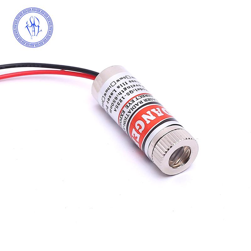 Semiconductor 450nm 50mW 3-5v Focusable Dot Blue Laser Module