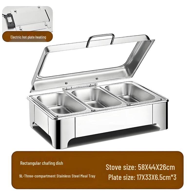 Zhandouhu Commercial Stainless Steel Buffet Warmer