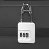 Portable Padlock 3 Digit Code Lock For Travel Luggage Cabinet Locker Anti-theft Combination Password Lock Padlock White/black