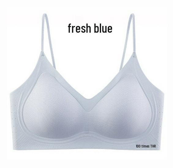 

Мятный охлаждающий бесшовный бюстгальтер с мягкой поддержкой и невидимой сеткой M 34/75 ABC