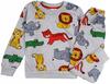 PAJAMA SET Long Sleeve SAFARI Animals Gray 4/5 J20Q