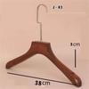 5PCS Wooden Coat Hanger Hooks Solid Wood Skid Proof Clothing Hanger For Adults And Men Store Coat Rack Hanger Rack