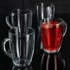 KADAX Szklanki 350ml Zestaw Do Herbaty Kawy Z Uchem