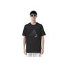 Adidas Graphic Logo Cartoon Print Casual Sports Tee Men Tops Black IA8155