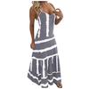 Womens Tie-Dye Beach Pullover Maxi Boho Sundress Ladies Loose Long Slip Dress
