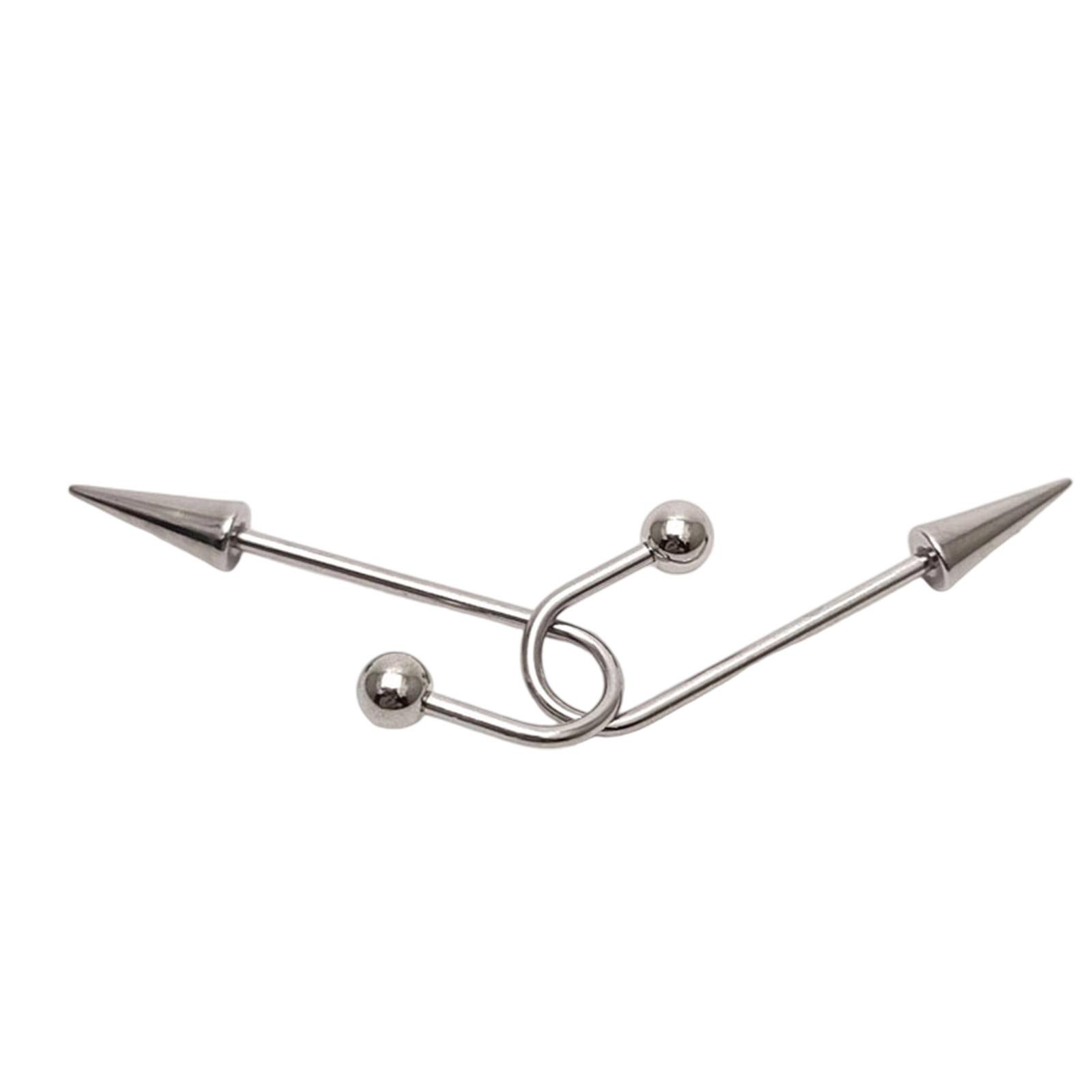 

Набор из 3 серег-каффов в панк-стиле в форме буквы U, гипоаллергенная нержавеющая сталь, дерзкие украшения для женщин, подарки на Рождество, день рождения