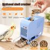 Birdseed Shelling Device Electric Shell Separator, Bird Feed Blowing Machine, Quiet Air Separator Automatic Millet Husk Remover for Parrots Cockatiels