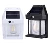 Solar Motion-Activated Tungsten Garden Wall Lamp, Three-Mode Waterproof Outdoor Atmosphere Lighting