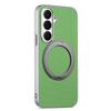 Case for Galaxy S26+ - TPU+PC+Leather/PU, Green, With Stand