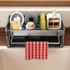 Household Carbon Steel Material Storage Rack, Kitchen Storage Rack, Sink Cloth Sponge Wipe Storage. High Load-bearing Capacity