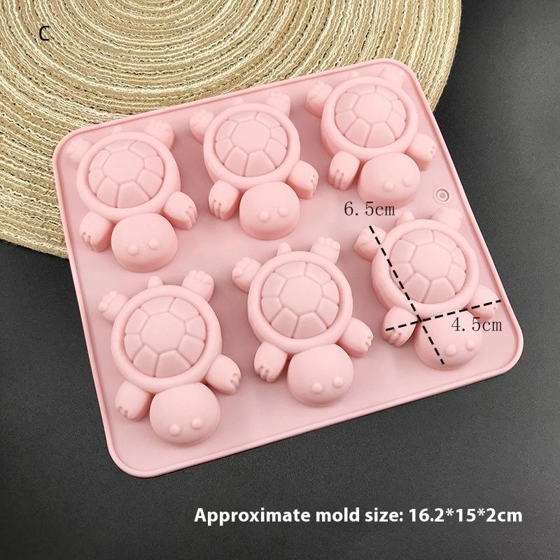 

Мультяшная силиконовая форма Краб Черепаха Шоколад Желе Форма для льда Шоколад Желе Форма для льда Инструменты для украшения торта C