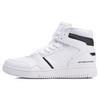 Li Ning Slip Resistant, Abrasion Resistant, Lightweight High Top Skateboard Shoes Women's White Black AGCN358-3