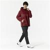 Mizuno Soccer Piste Hoodie with Cabernet Red Apparel, Water-Repellent Lining, P2MEB530,