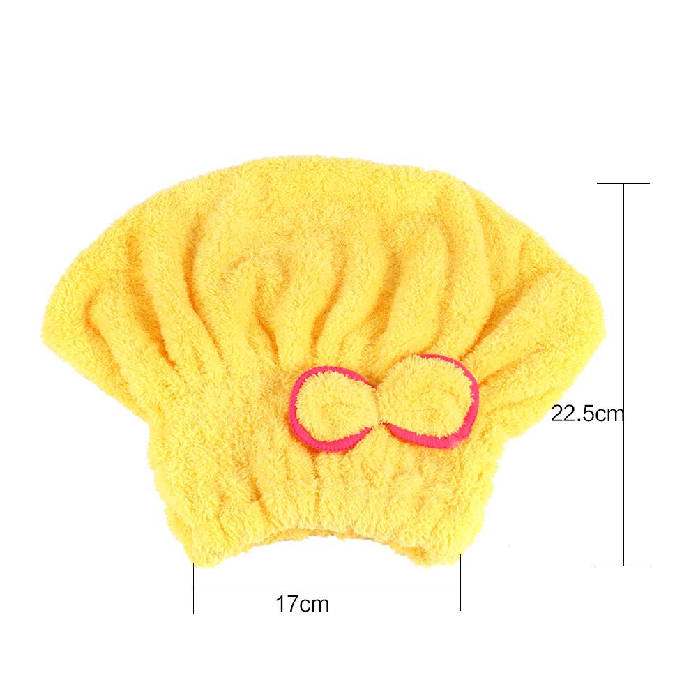 3 Colors Hair Drying Cap Microfiber Ultra Absorbent Hair Dry Wrap Cap Fast Drier Hair Tower