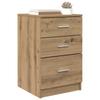 Nightstand Artisan Oak 40 X 40 X 63 Cm Engineered Wood