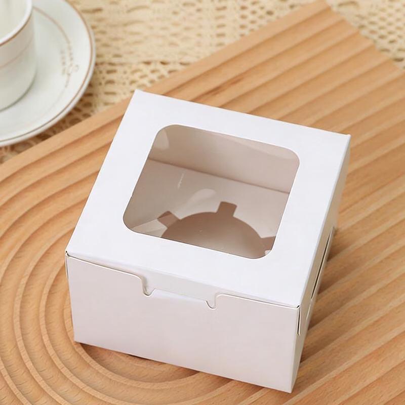 De ou Xingguang Dessert & Cupcake Packaging Boxes 1-Cavity, 10 Count