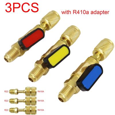 Liquid Dosing Safety Valve R22 Automotive Air Conditioner Low-pressure Refrigerant Valve Globe Valve Fluorinated Accessories