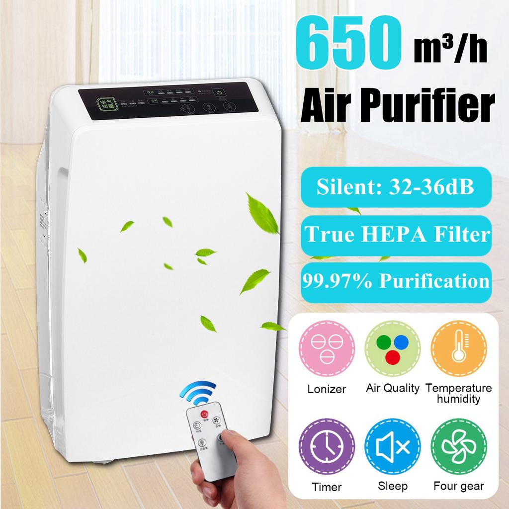 Buy Ultraquiet Air Purifier Cleaner HEPA Filter Remove Odor Dust Mold
