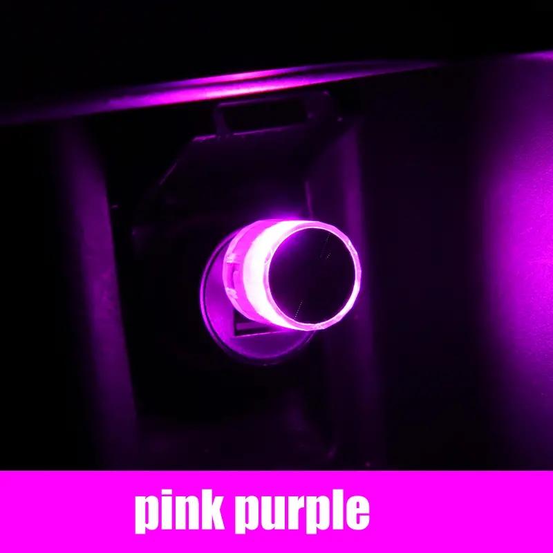 1pc Car Mini USB LED Portable Light Plug Play Ambient Light Decorative Atmosphere Lamps For Interior Environmentled lights decor