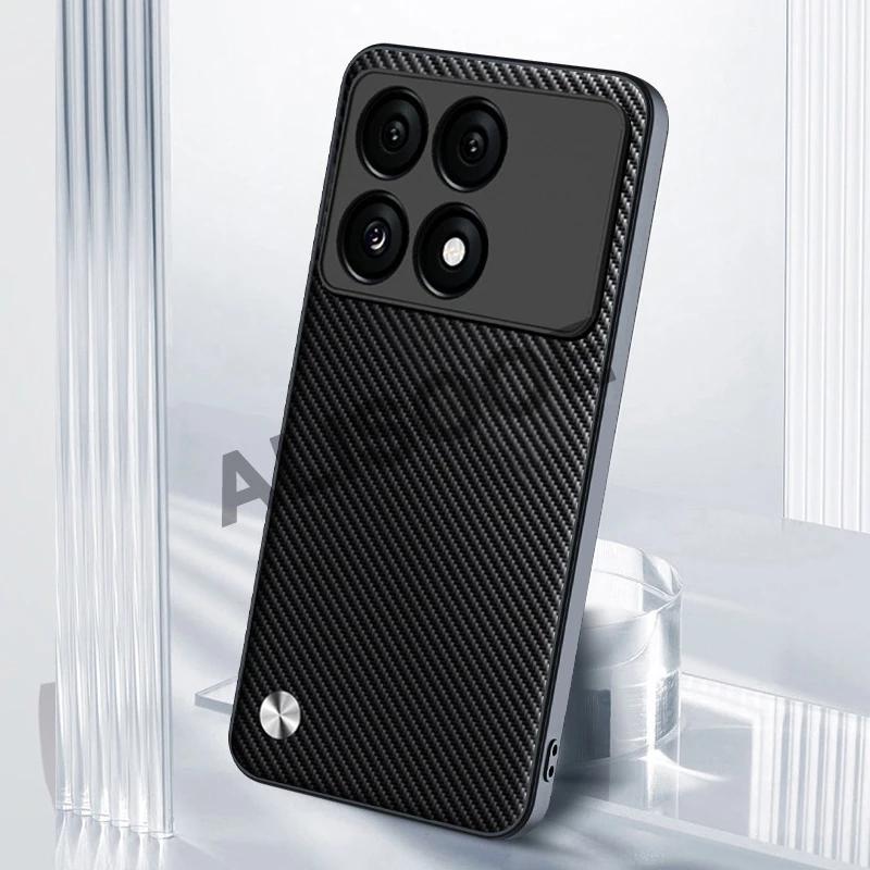 Shockproof Funda for POCO X7 Pro 5G Case Luxury PU Leather Hard Plastic Cover for Xiaomi POCO X7 X6 X5 X4 Pro F6 Pro Capa