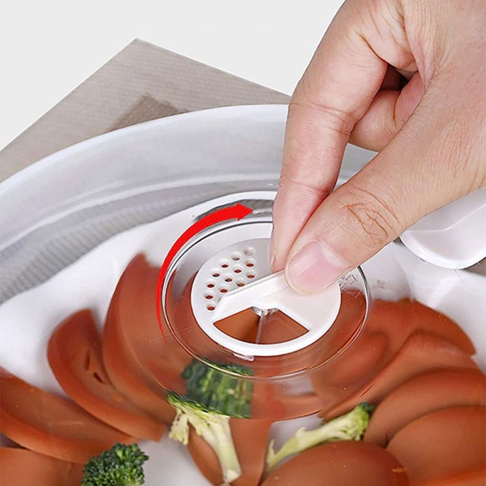 with Steam Vent and Handle Microwave Splash Cover Microwave Splatter Cover  Meal Prep