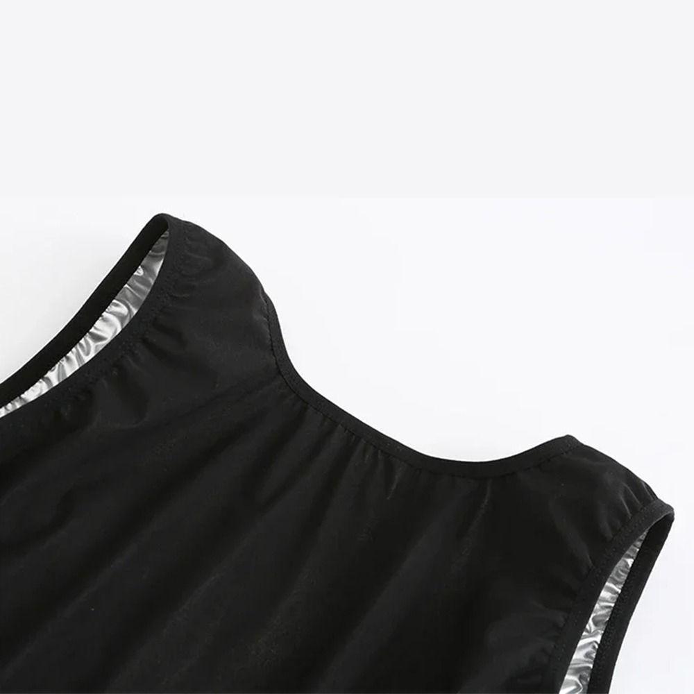 Fettverbrennende Sauna Schweißweste Schweißresistente Trainings Kompressionsshirts Herren Schweißweste Laufen