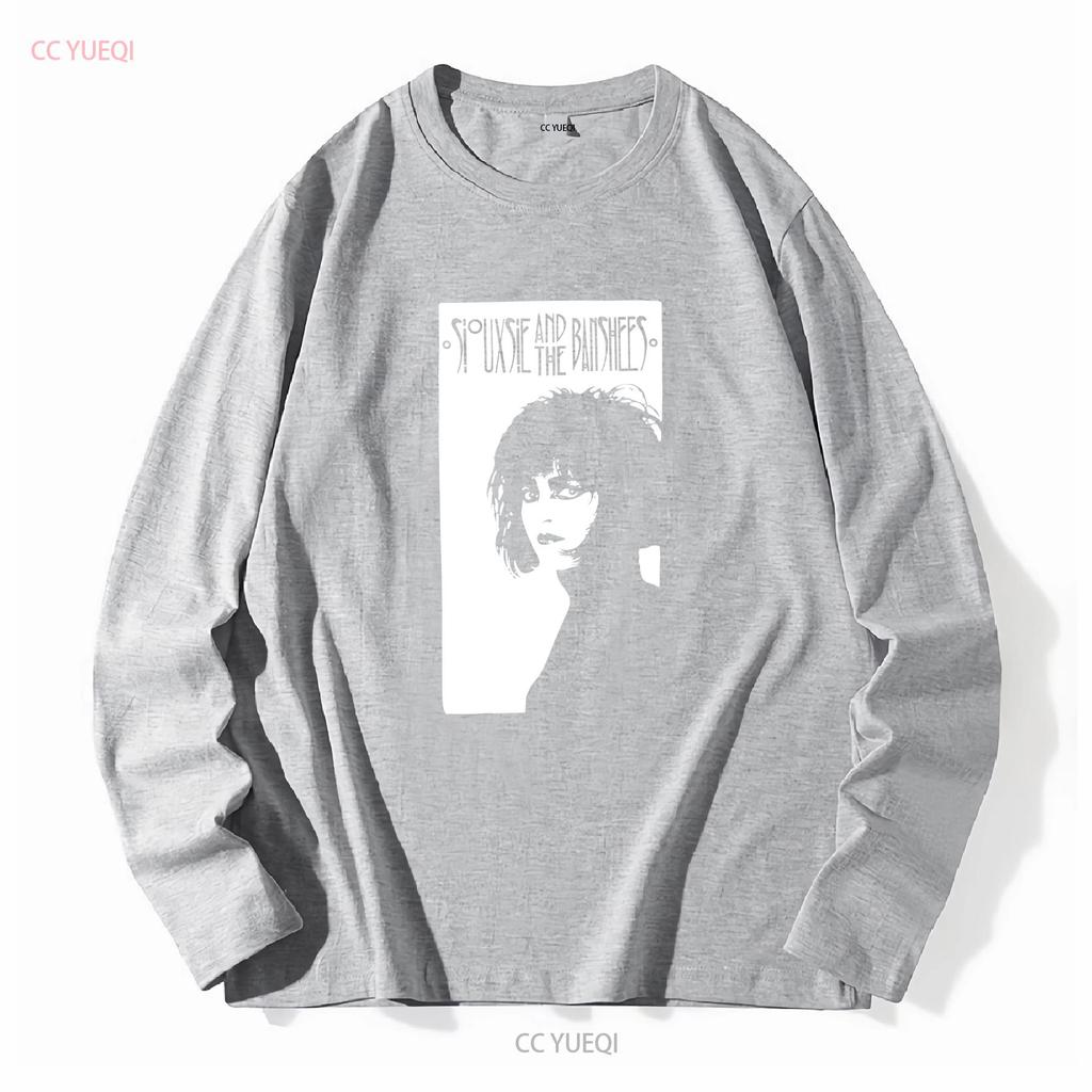 Siouxsie and Banshees T shirt long or short sleeves vintage Washed homme designer clothes Soft Stylish Top For Everyday Wear