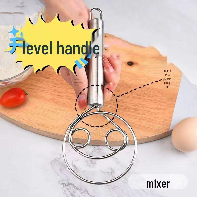 Nerezový nepřilnavý ruční mixér na těsto a těstíčko