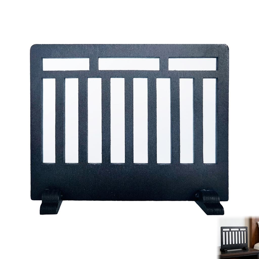 Japanese Style Wooden-Screen Ornament for Home Decoration Photography Prop Natural-Wood Material