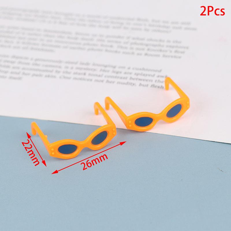 Dollhouse Miniature New Plastic Transparent Eyeglasses For 1/6 Dolls Accessories Mini Eyewear Glasses Doll Sunglasses