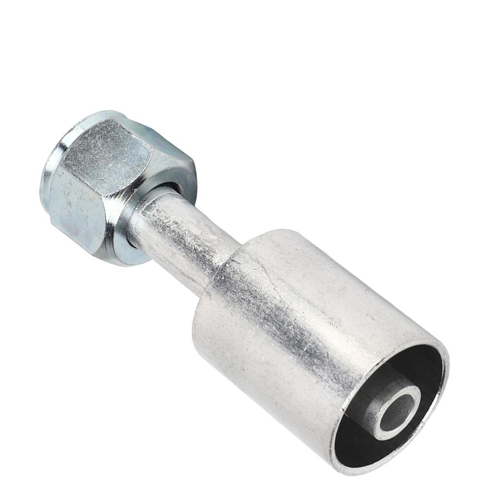 10 Pcs 1 2in Straight Air Conditioning Beadlock Aluminium AC Splicer Hose Fitting for Car Truck Engineering Vehicles