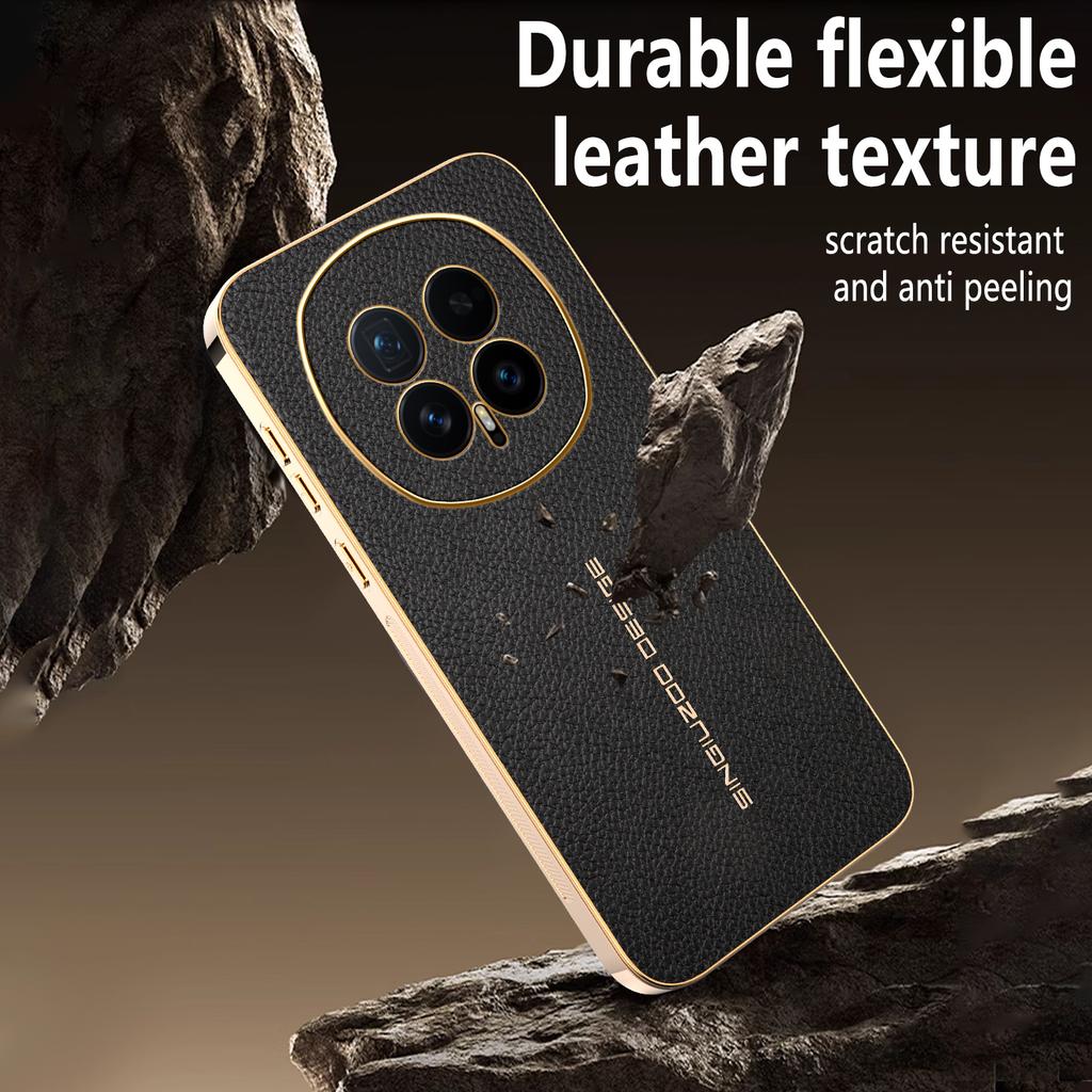 For Honor Magic 8 8 Pro 8 ProAir Premium Electroplated Lychee-textured Phone Case That’s Shockproof and Fingerprint-resistant