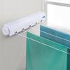 Household Multipurpose Drying Rack White Automatic Retractable Invisible Clothesline Laundry Room Portable Pull-out Hanger