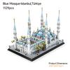 More styles Creative Mosque Famous Architecture Building Block Model Sets Bricks Toys Collection For Kids and Adults Gifts