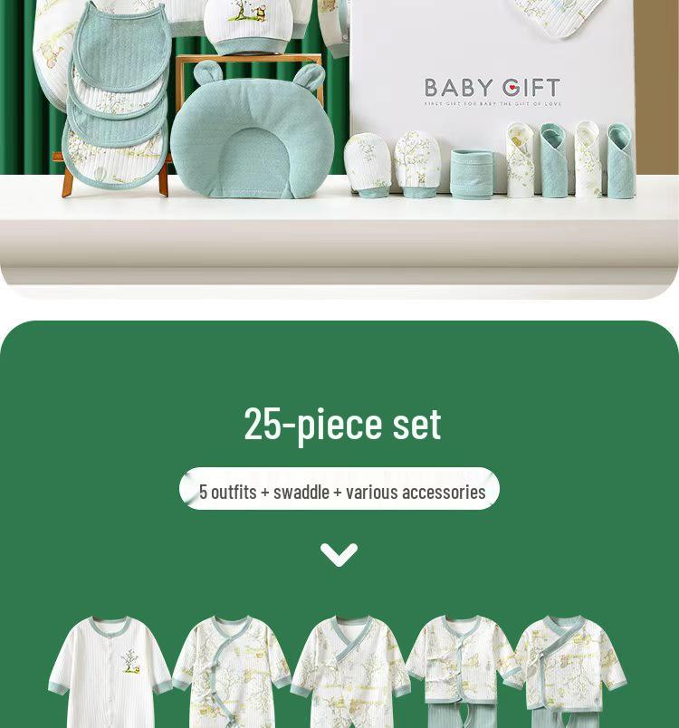 Autumn Pure Cotton Newborn Gift Set - Baby Clothes, Full Moon Gifts & Supplies