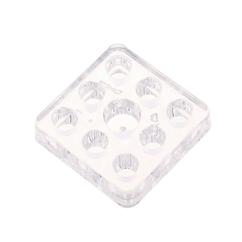 1Pcs  Square Tattoo Ink Cup Stand Holder Permanent Makeup Microblading Pigment Tattoo Storage Caps Rack Tools