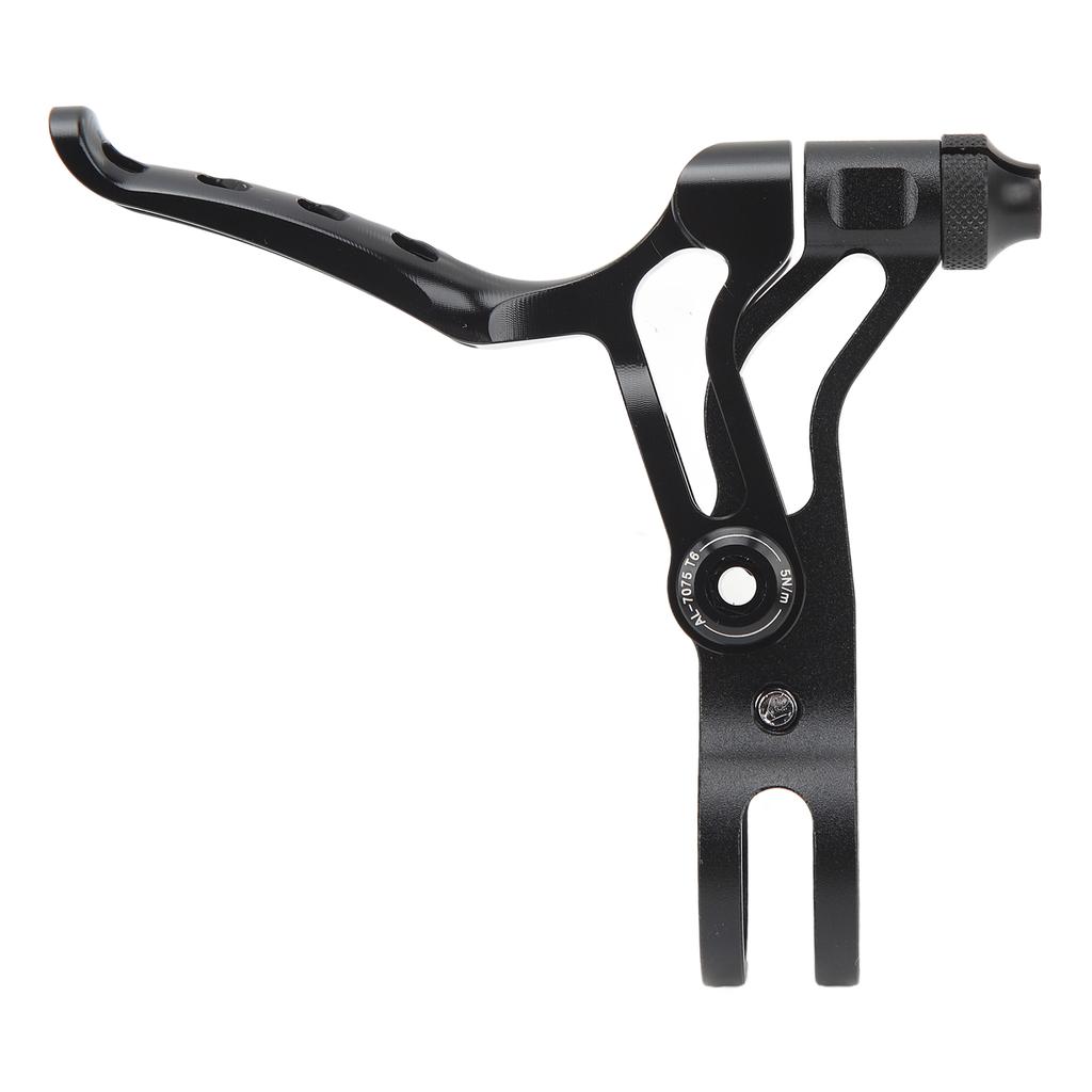 1 Pair Bicycle Brake Lever Hollow Aluminum Alloy 22.2mm Sensitive Black V Brake Handlebar for Folding Bick Road Bike