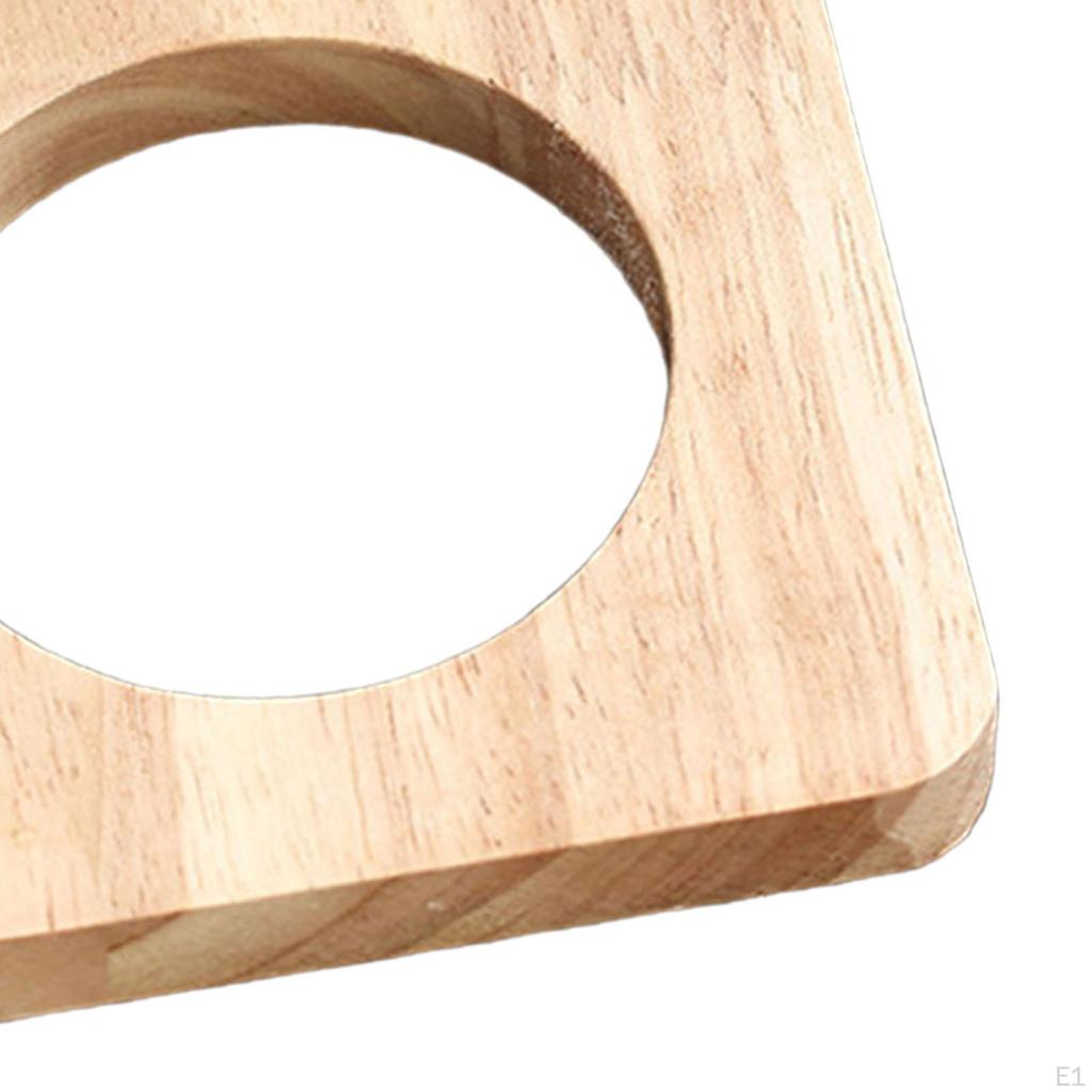 Coffee Cup Holder Filter Tray Shelf Wooden for Restaurant