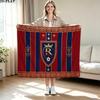 Real Salt Lake Print Flannel Blanket High Quality Warm Comfortable Cover for All Seasons Perfect for Gifts Home Decor