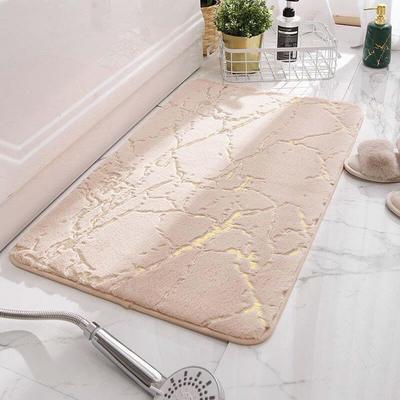 Tapete de Banheiro Luxuoso Antiderrapante - Fácil de Limpar, Design de Pelo de Coelho de Alta Qualidade com Ventosa
