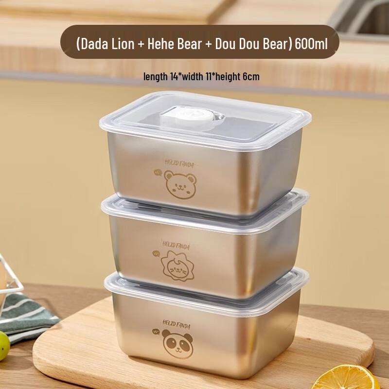 Набор бенто и контейнеров для заморозки AVADEN из нержавеющей стали 304