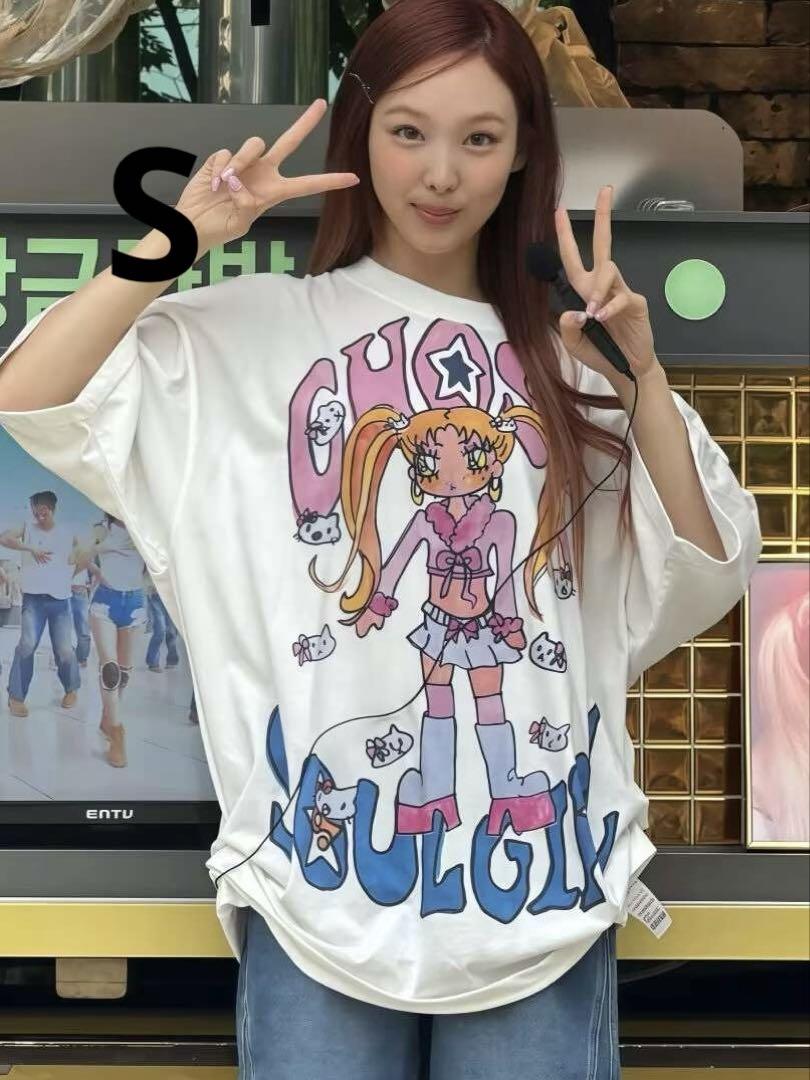 

[USED] NICE GHOST CLUB Short Sleeve White S