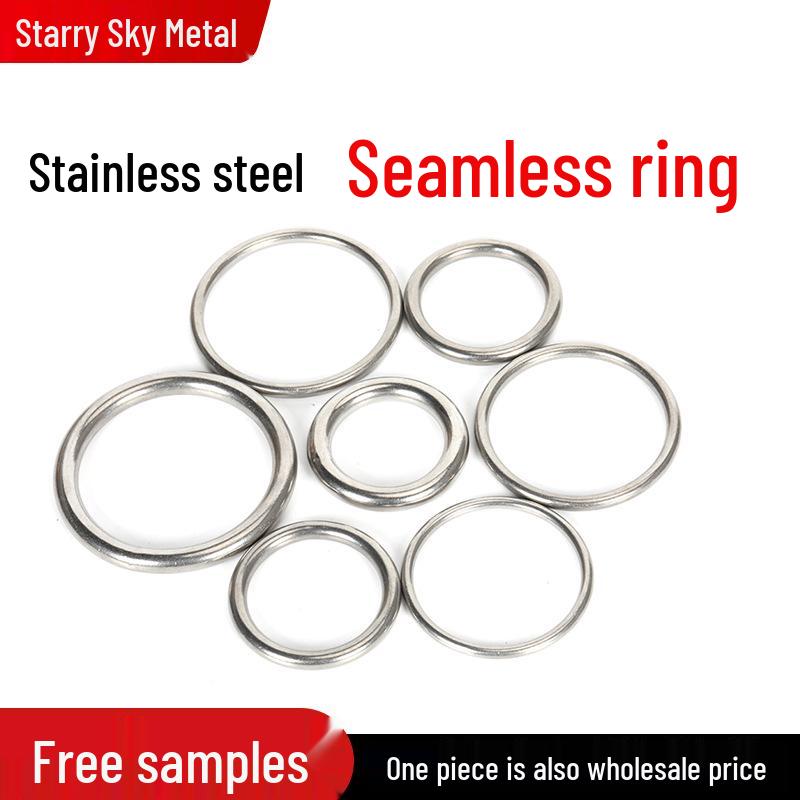 Stainless Steel Seamless O-Ring: Corrosion-Resistant Accessory for Handbags and Pet Gear