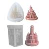 Castle Molds Resins Molds Church Silicone Moulds Baking Molds Decorations X3UC