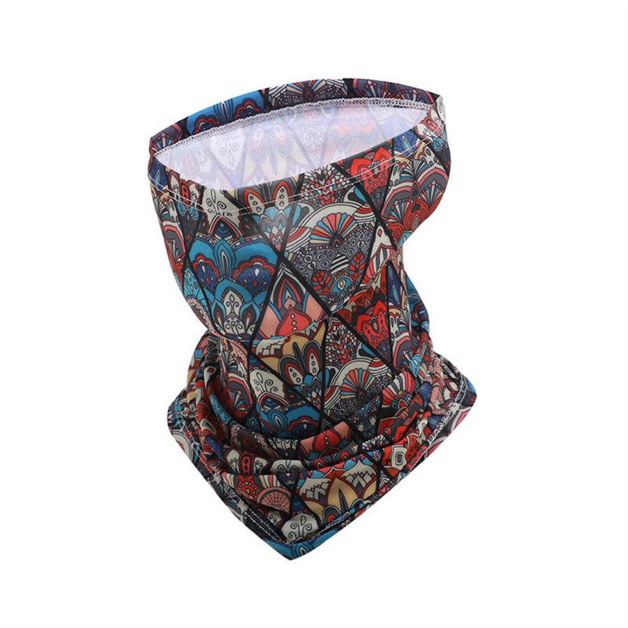 

Printed Cooling Neck Gaiter, UPF50+ UV Protection, Multi-Use Face Mask for Cycling, Hiking, Outdoor Sports L червоний