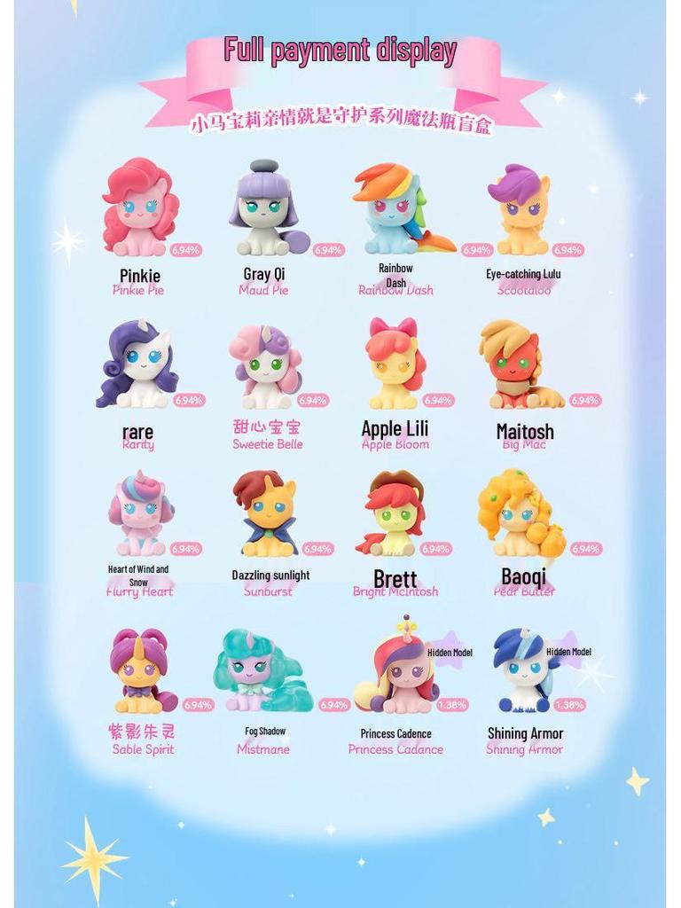 Playful Ponyville: Pinkie Pie Doll - Magic Bottle Blind Box Edition.