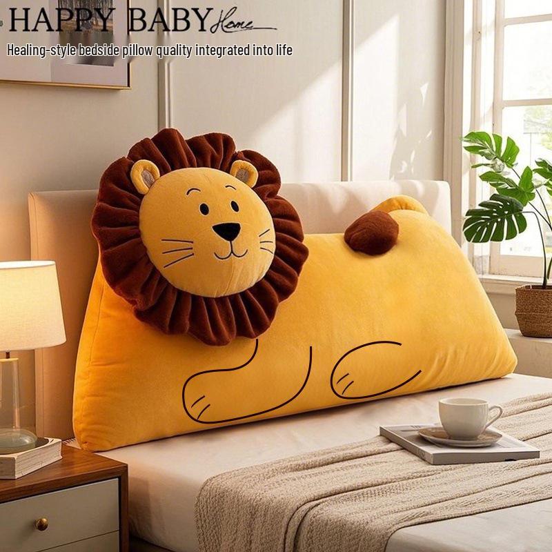 Soft Upholstered Bedside Cushion - Washable Tatami Style for Kids' Bedroom