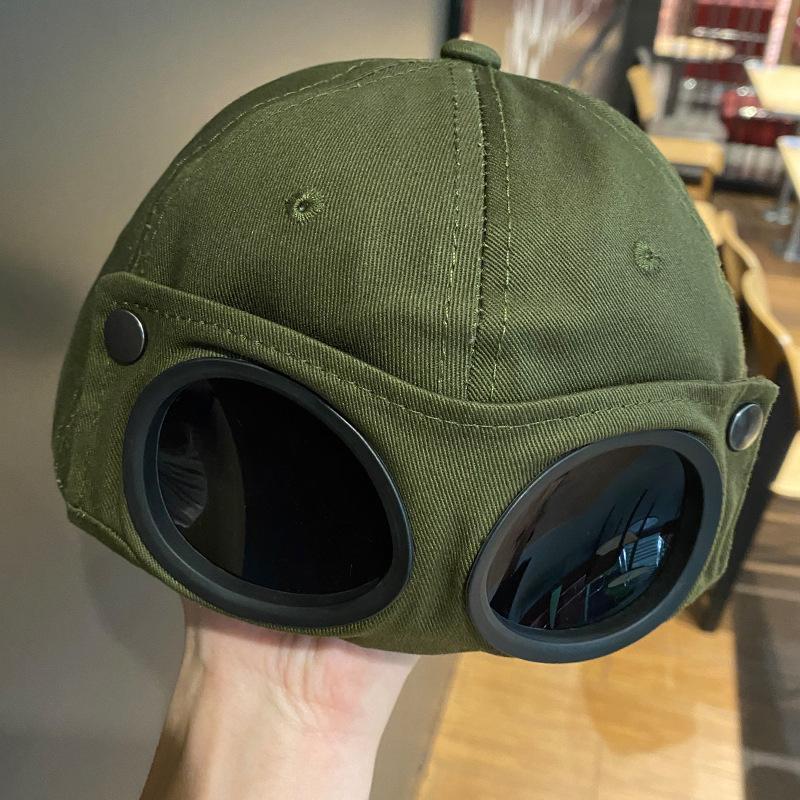 

Весняно-осінній капелюх Жіночий капелюх пілота Чоловічий капелюх Бейсболка Індивідуальні сонцезахисні окуляри Капелюх Універсальний модний капелюх для пари Вулична кепка Adjustable армія зелений колір